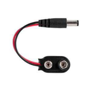 Clip de bateria 9V Entrada jack